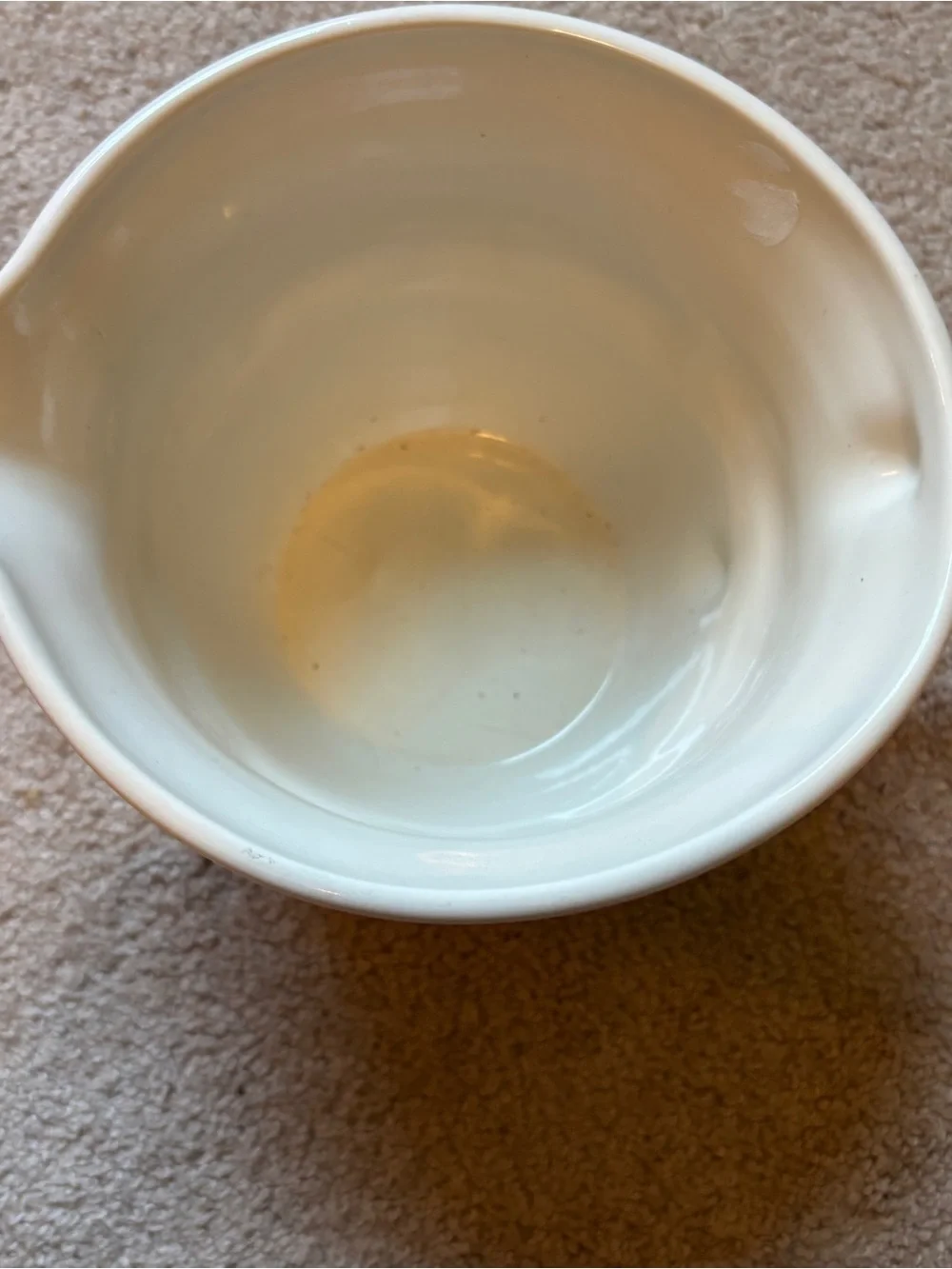 Longaberger Cream Ceramic Mug with Basket-Weave Detail